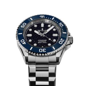 Hexmariner 39 Blue Aventurine Steel